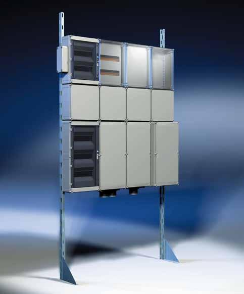 Ensto Cubo P panel building system Ensto Cubo P panel building system in brief: Includes a base part with four totally open sides Base part available in 4 sizes Open construction in the assembly