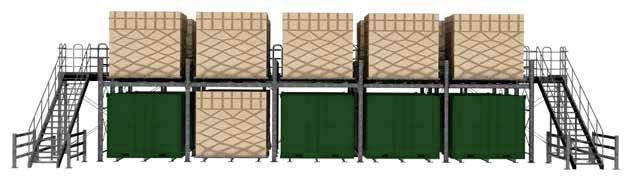 8FT CARGO LOAD (GROUND POSITION) STANDARD 8FT CARGO LOAD (TOP POSITION) PLATFORM WITH FORK ENTRY BARS (ADJUSTABLE EVERY 8INS IN