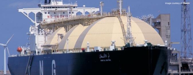 bunkering ships which transport LNG in smaller