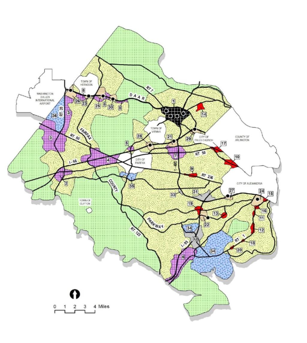 Land Use Concept The proposed 2050 High Quality Transit Network supports the