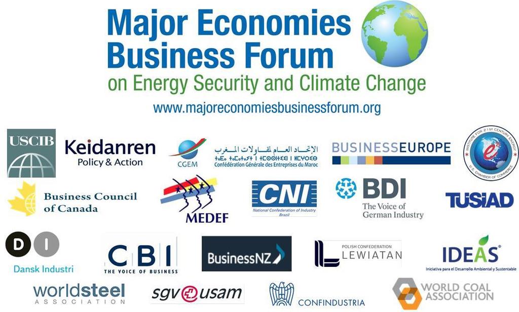 Major Economies Business Forum Transparency and Measurement, Reporting, and Verification Key Messages Build trust.