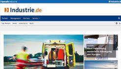 Website Industrie.de (Prices valid as of 01.10.2017, in, plus VAT) Industrie.de the portal for industry Your benefits as an advertiser responsive web design On the Industrie.