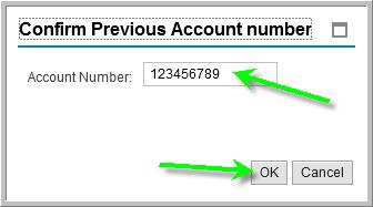 Employee Self-Service (ESS) Screens Payroll Direct Deposit/Bank Information Page 4 of 10 1.6.1. The Confirm Previous Account number pop-up window will appear.