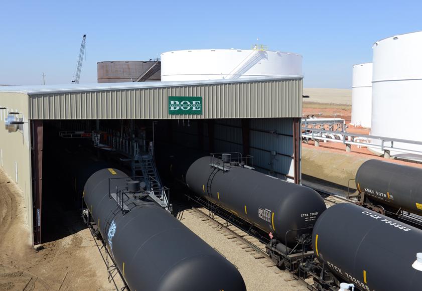 Unit Train Capital Capital required for North Dakota Unit Train facili7es: $ 42 million to $ 125 Million Land Full loop for 12 car unit train is over 8, feet of rail Typical facility requires 15 +