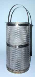 Each magnet s capacity is 100 gauss. Heavy Duty Strainer Baskets For very demanding applications, heavy-duty construction baskets are extremely rugged and stand up to the most abusive conditions.