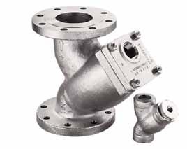 Strainer with blow off connection for quick and easy clean-out. A Model Y strainers are engineered to withstand aggressive industrial and commercial applications.