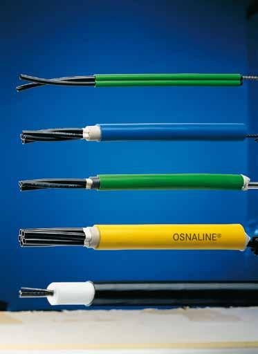 Our products Product variations OSNALINE tube bundles with a plastic casing are also available with an additional heat insulation layer when a steam or electrical tracer is used.