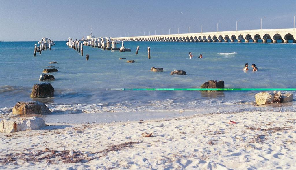 Progreso Pier, Mexico The oldest structure built with stainless steel reinforcement Alternative Pier built in 1981
