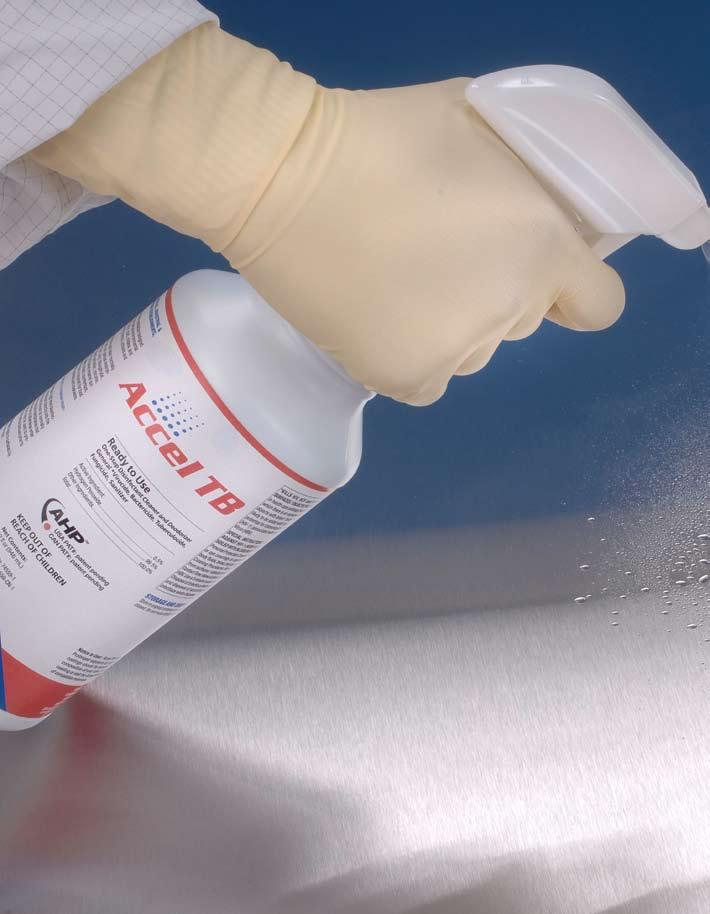 Introducing The New Choice in Disinfection Technology Accel TB Is A Powerful Disinfectant Against: VIRUCIDAL: 1 Min.