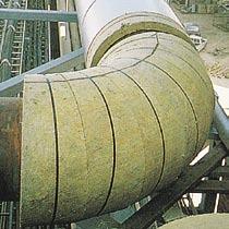 High temperature pipe insulation is always a multilayer construction. The number of layers can be reduced by using PAROC Lock and PAROC Lock 140 pipe sections.