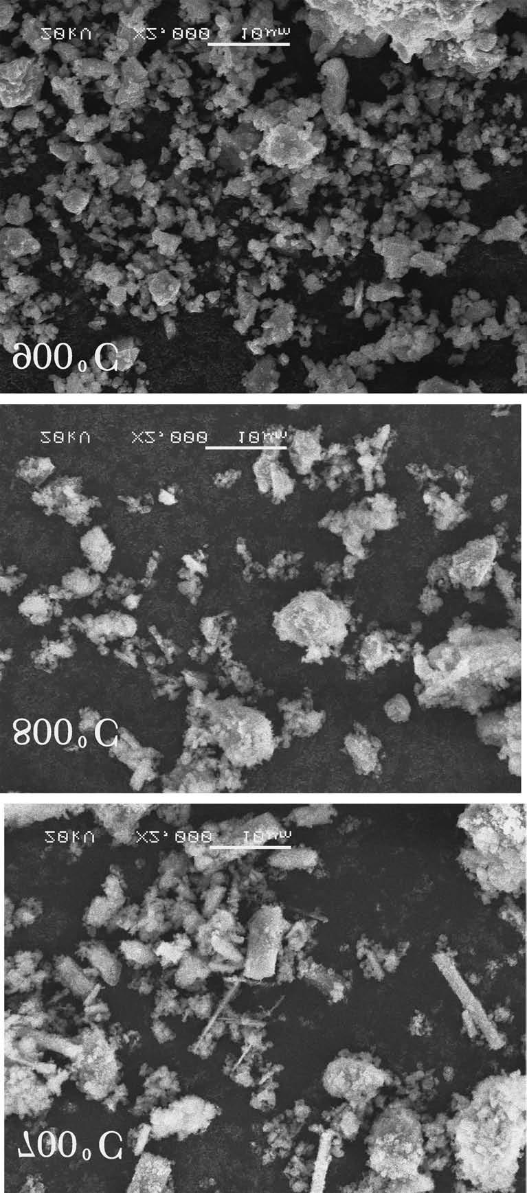 JCS Japan Fig. 5. XRD patterns of sprayed amosite before and after heating at 600 1000 C for 3 h in a vacuum. Fig. 4.