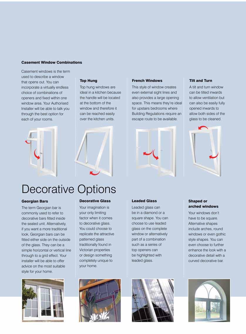 ENTRANCE DOORS WINDOW STYLE OPTIONS OPTIONS FOR YOU