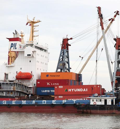 Shipping bankruptcy and merging of China Shipping - Cosco, CMA-APL into consideration.