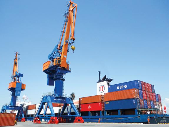 NAM HAI DINH VU PORT Achieved the volume of 525.000 Teus Also being located in Haiphong port cluster, Nam Hai Dinh Vu port actually shares the same ups and downs of market as Nam Hai Port did.