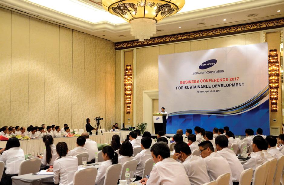 SUSTAINABLE DEVELOPMENT REPORT SUSTAINABLE DEVELOPMENT ACTIVITIES GEMADEPT BUILDING SUSTAINABLE VALUES CEO S MESSAGE Starting up its business during Vietnam s economic reform period, Gemadept is