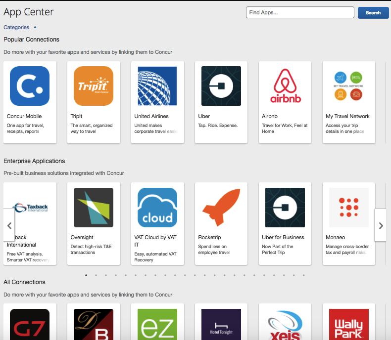 Q: What does the App Center look like?
