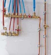private homes and industrial buildings: - Hot/cold water installations, -