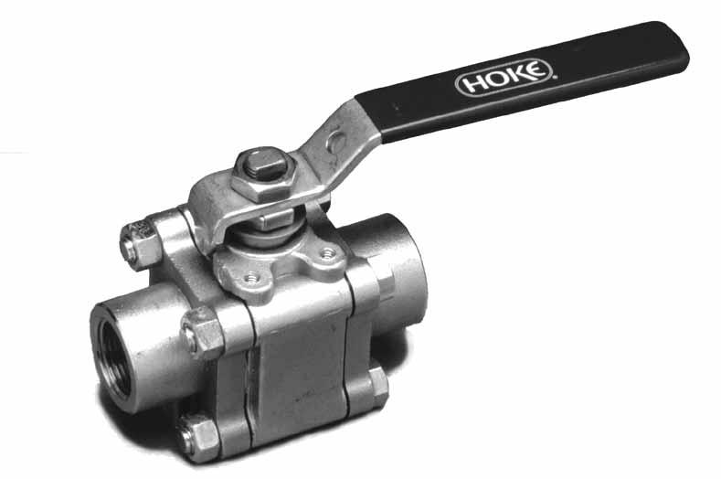 7 Series Fire Safe 2-way, 3-piece Bolted Ball Valves HOKE s 7 Series Fire Safe Valves meet demanding application requirements in the production environment of chemical and petrochemical processing