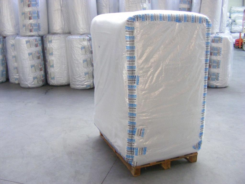 TEMAX product overview Overview TEMAX insulation material on rolls PALLETS thermal covers "MIDDLE CLOSURE PALLETS thermal covers "FOLDING DOOR PALLETS thermal covers "Q-FOLD" 4 folding sides PALLET