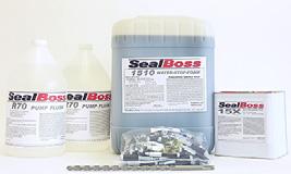 FlexGel2 will exhibit waterproofing properties in ratios of 1:1 15:1 (H₂O:FlexGel2). SealBoss 2400 SLV Acrylate is a hydrophilic water thin injection material that offers specific characteristics.