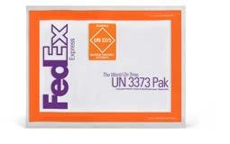 FedEx UN 3373 Pak Substance, Category B (UN 3373), but they must be properly labeled. The shipper assumes sole responsibility for compliance with all applicable governmental regulations.