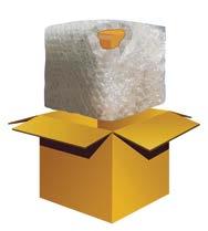 Box in Box With Air Cellular Cushioning Smaller inner box wrapped in 8 cm (3") of air-cellular cushioning material Sturdy outer box, measuring 15 cm (6") larger on all sides Package labels and