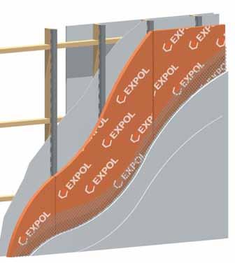 Dwangs CLADDING INSULATION supplies both and XPS sheets for EIFS cladding systems.