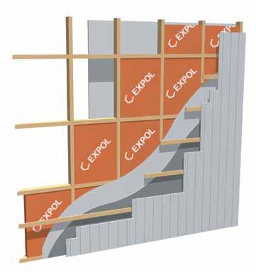 Internal lining WALL INSULATION Dwangs Studs Cavity batten External cladding provides high performance solid insulation solutions for insulating timber and steel framed buildings.