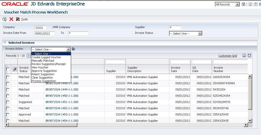 exceptions Accounts Payable New: Workbench 15 Roadmap subject to change without
