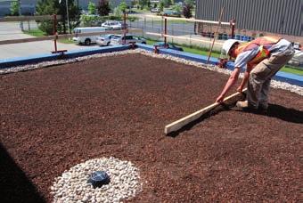 DELTA -BIOTOP Soil Retention & Filter Fabric for Garden Roofs.