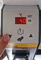 For safety and to raise the user s awareness of the temperature change the