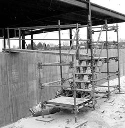 temporary stairs to upper levels (above right) 20 Soil