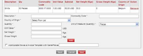 Enter the Net Weight for the commodity Quickly convert volume and weight values > DHL-USA.com > Tools > Conversion Calculator 17.