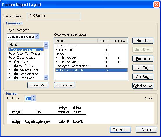 Appendix Setup Example 1: Creating Custom Reports 14.