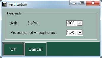 Select the fertilization dose by selecting the amount of pure nitrogen (kg