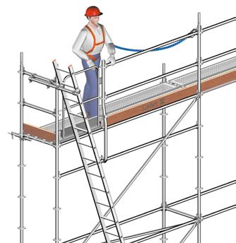 105 Local regulations must be checked as to whether an external access is possible. If possible, the requirements to handholds and ladder projection must be made according to local regulations.