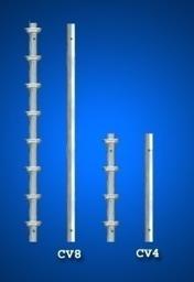 EXCEL MODULAR VERTICAL ADAPTER Part Number Description Effective Length (inches) Overall Length (inches) Tube Length (inches) Weight Galvanized (lbs.) CV4 Vertical Adapter 4 23 26.