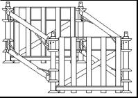 When shipping, the horizontal racks require one (1) piece of banding to be placed around the 96 center horizontals. Horizontal racks are designed to hold a maximum of 3,000 lbs. of material.