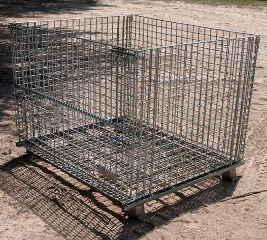 EXCEL MODULAR SCAFFOLD STORAGE BASKET Wire baskets are designed to hold Excel casters, ladder brackets, clamps and other small components only.