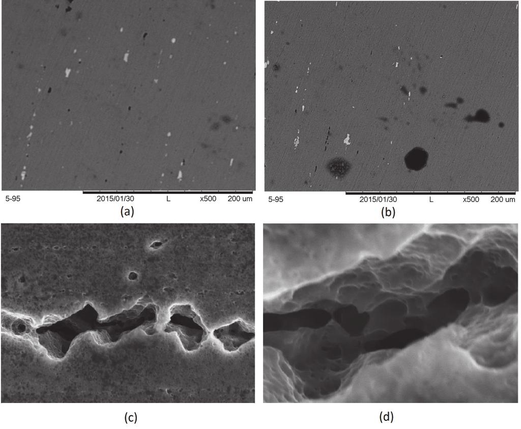 AA7075 based composite Microstructure of AA7075 after the ARB process is shown in Fig. 3.12 (a) and (b); with ANF reinforced AA7075 (Fig. 3.12 (c) and (d)).
