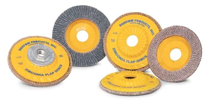 FLAP DISCS CERAMIC Multiple layers of heavy duty ceramic grain that are designed for super fast stock removal and extremely long disc life.
