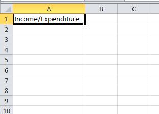 Basic Costing Assuming that the spreadsheet being created relates to budget and variances then the following can be entered into the spreadsheet: A2 A3