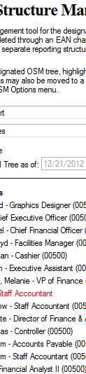 window and Employee Detail pop-up: Screen Layout Tree Contents Detail