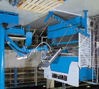 FPB press brake and bending robot The FINN-POWER press brake line now features also Delem controls as an alternative to Cybelec.