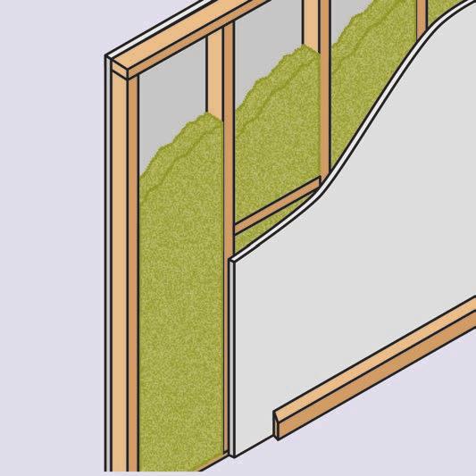 - 073_Layout 1 02/10/2017 10:19 Page 7 Installation Timber/Steel Frame Partition Walls (See Figure 3) is designed to fit between the studs against the plasterboard lining.
