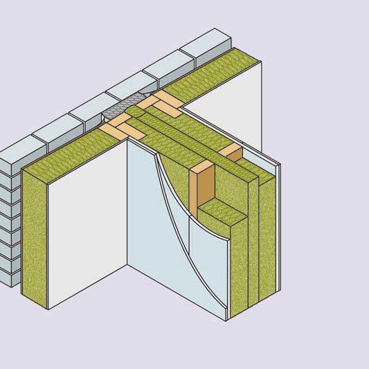 Figure 3 Timber/Steel Frame Partition Wall Figure 5 Timber Frame Separating/External Wall Junction External wall Figure 6 Internal Timber Floor The usual procedure for construction is: 1.