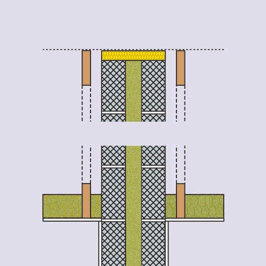 Figure 8 Timber Separating Floor (I-joist or metal web joist) URSA Acoustic Roll 25mm (min) Floating floor Floor deck Pitched Roofs (See Figures 10 & 11) URSA TF Roll/Slab and URSA Loft Roll, minimum