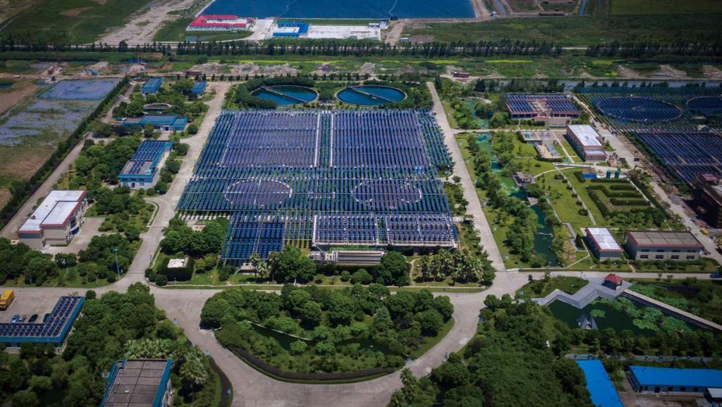 Utility Solar Projects Sewage Water Treatment