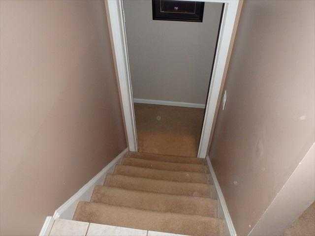 " to 38", grip size 1 1/4" min. 2 1/4" max. Missing hand rail 2. 3. Type: Full Basement, Finished Basement Walls: Poured Concrete, Drywall -areas behind drywall are not visible or accessible to the inspector they are excluded from this inspection.