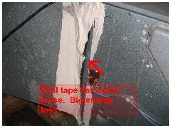 Heating System- Gas furnace deficiencies- NOTE: Full evaluation of the integrity of a heat exchanger requires dismantling of the furnace and is beyond the scope of this inspection.